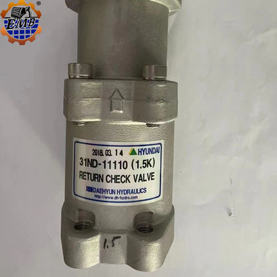 Original 31ND-11110 Hyundai válvula de verificação Assy para escavadeira R500/520