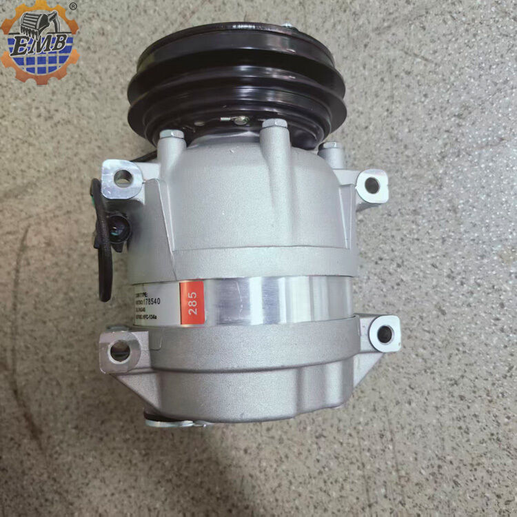 11Q6-90040 11Q6-90041 Compressor de AC para Peças de Escavadeira R210-7 R210LC-7